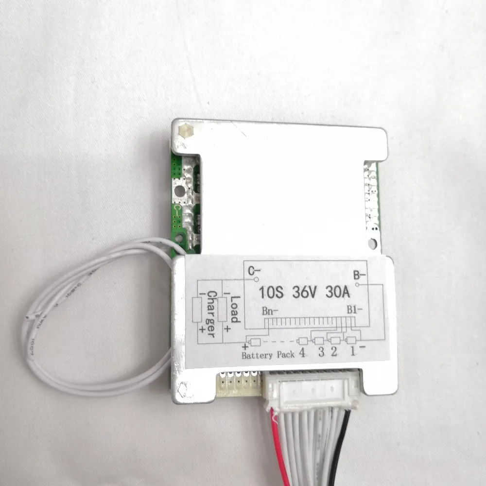 10S 36V 30A литий ионный lipo bms с переключателем ВКЛ./ВЫКЛ. Тот же порт функцией
