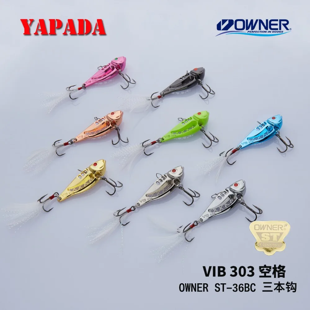 YAPADA VIB 303 Space 10 г/15 г усиленный тройной крючок 43 49 мм перо многоцветный цинковый