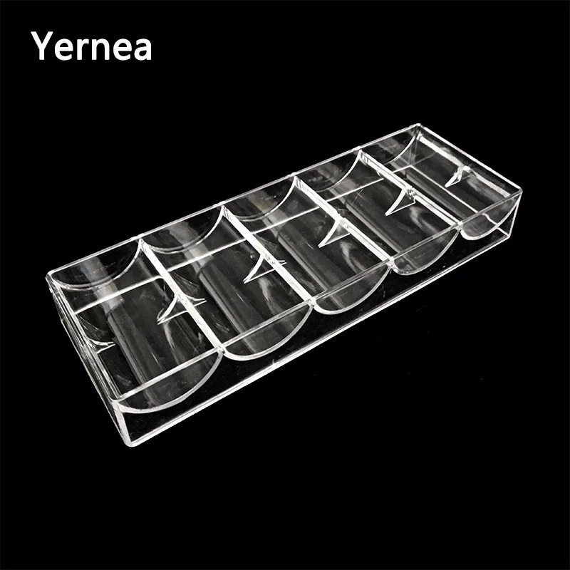 Yernea Высококачественная коробка для покерных чипов набор техасских 100 шт.