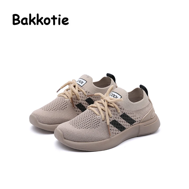Bakkotie 2017 Spring Autumn Baby Boy Leisure Sneaker Toddler Girl Brand Casual Sport Shoe Black Kid Breathable Child Soft Sole | Детская