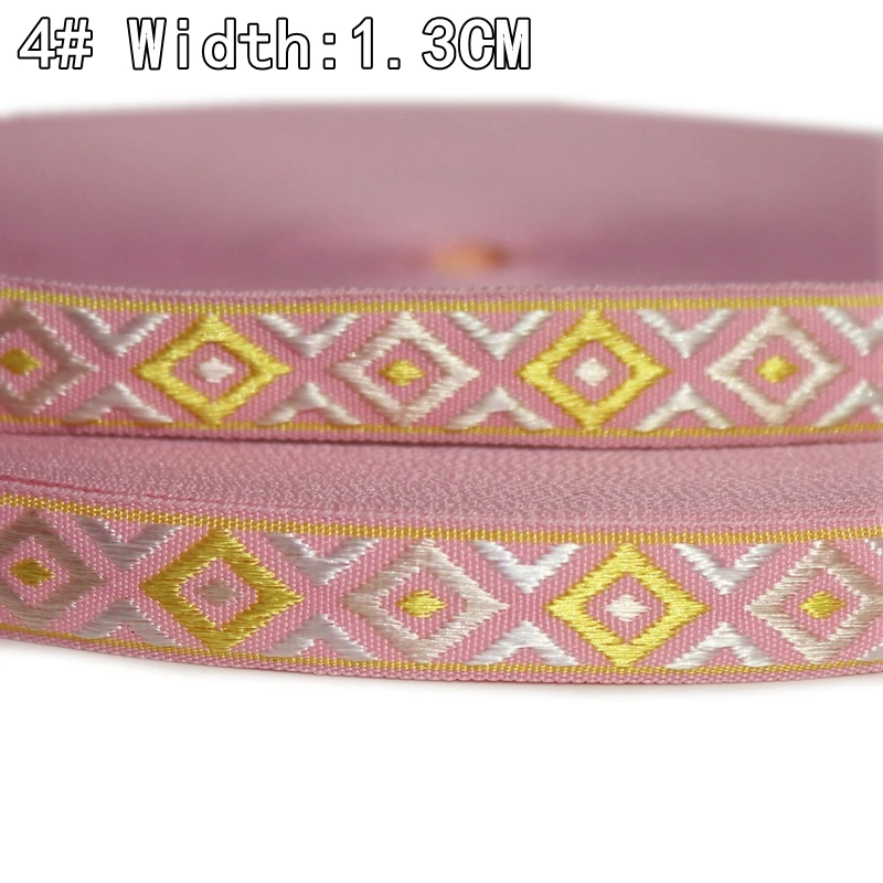 10yards/lot 1.3CM 13MM colourful national Jacquard embroidered Ribbon Dacron nylon computer ribbon home textile accessories | Дом и сад