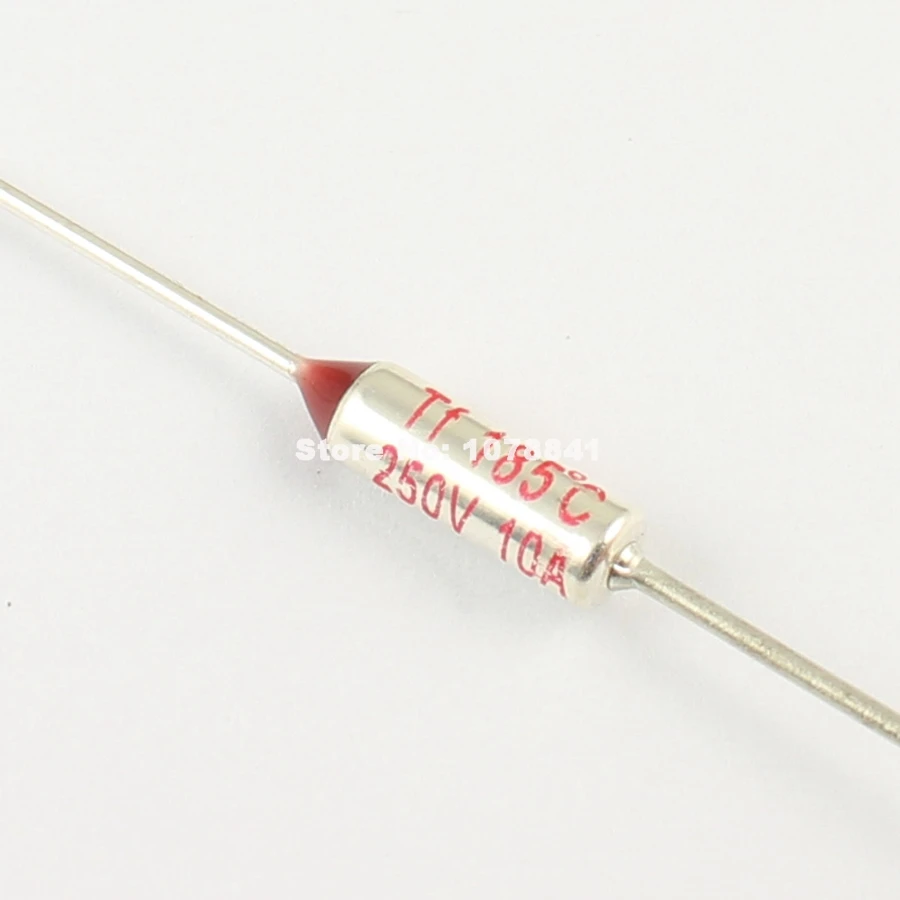 100 шт. Термопредохранитель RY Microtemp Axial TF Cut 185 градусов 10A 250V|microtemp thermal fuse|thermal fuse10a 250v