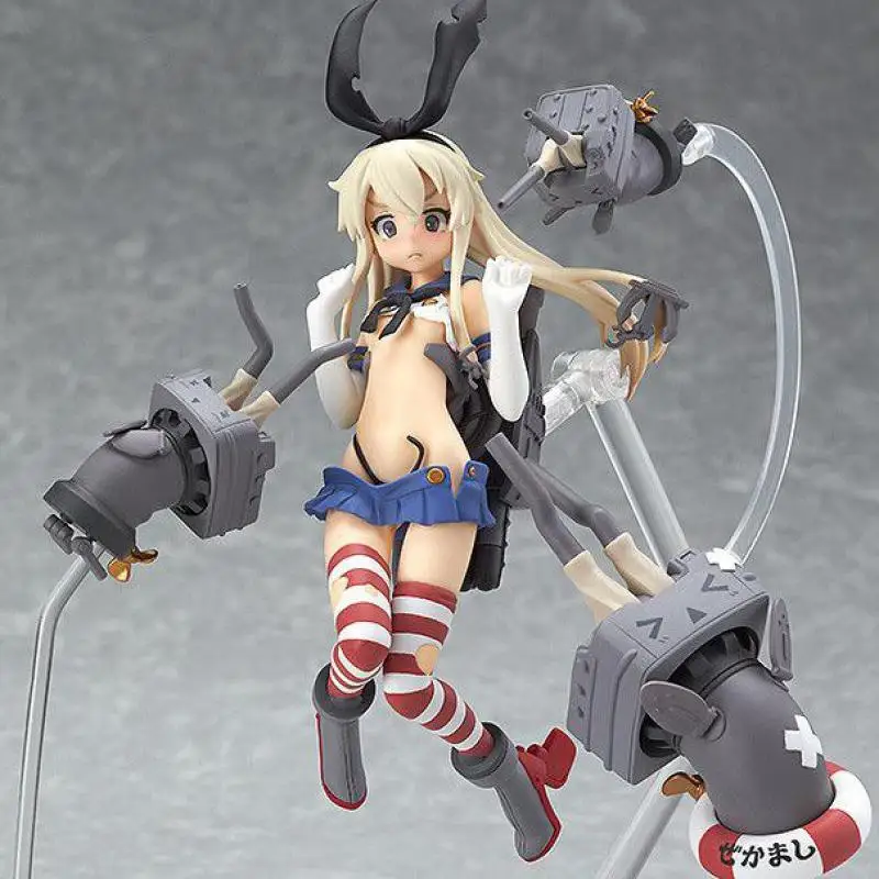 Kantai Collection Shimakaze Action Figures Figma 214 Model Doll Toy 15cm | Игрушки и хобби