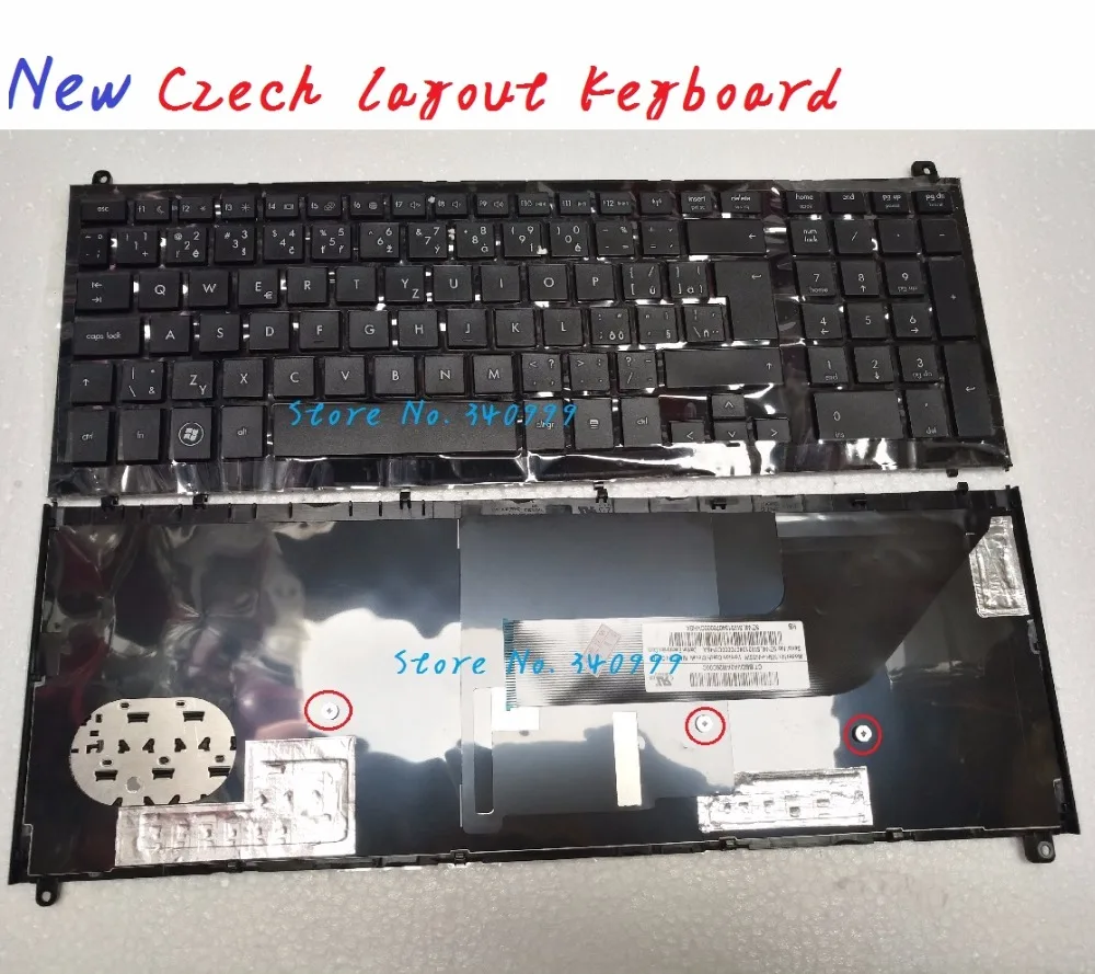 Бесплатная доставка новая Чешская клавиатура с рамкой для HP Probook 4520 4520s 4525 4525s|keyboard