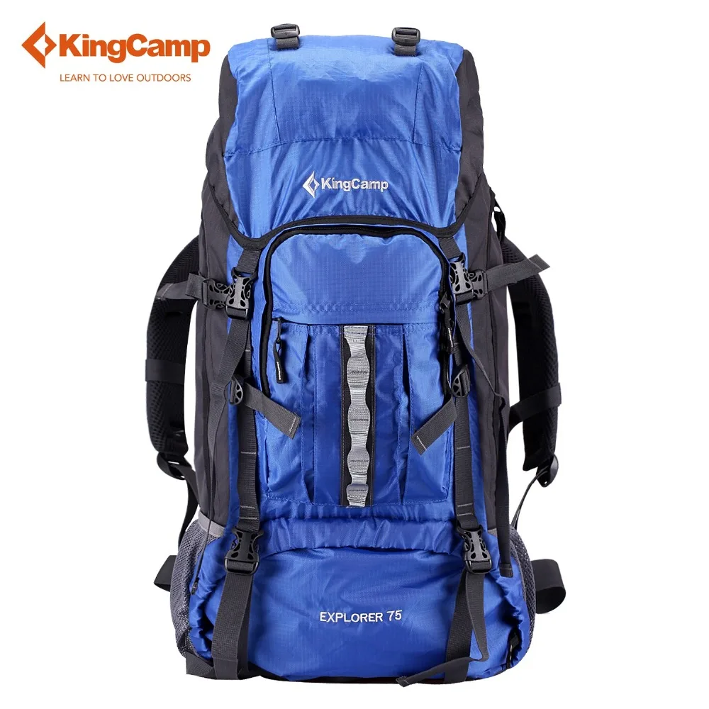 KingCamp 75L рюкзак для туризма Водонепроницаемый Прочный регулируемый ремень