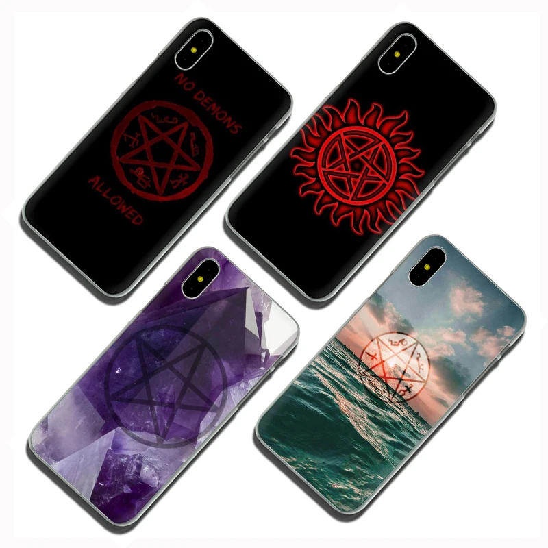 Жесткий чехол для телефона Satanic Pentagram чехол для iPhone 5 5S SE 5C 6 6s 7 8 Plus X XR XS Max 11 Pro Max