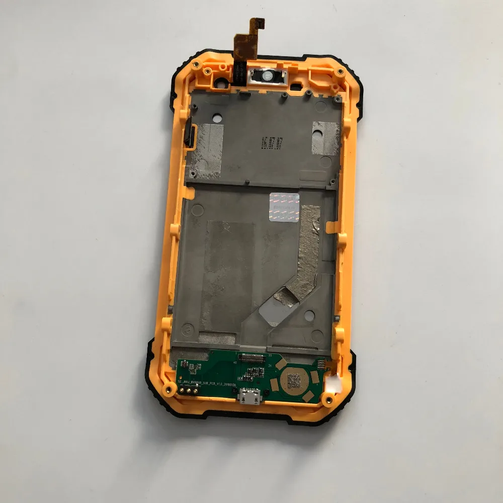 ЖК экран б/у + сенсорный рамка зарядная плата с USB разъемом для Blackview BV6000S 4 7 дюйма HD