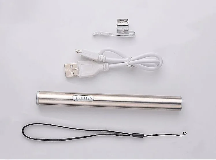 Портативный USB Перезаряжаемый светодиодный фонарик EDC карманный мини из