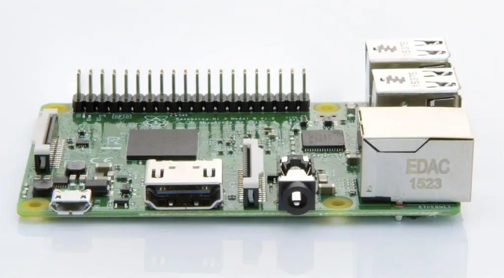 Raspberry Pi 3 Model B 1 ГБ ОЗУ четырехъядерный 1,2 ГГц 64 бит процессор WiFi и Bluetooth элемент 14