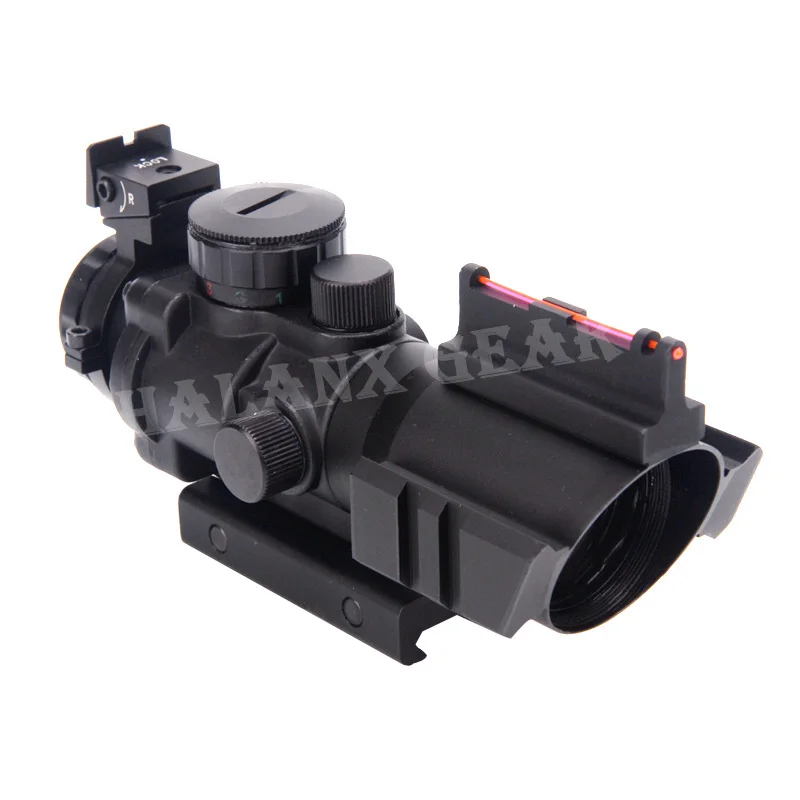 Тактический 4x32 RGB сетка с тремя подсветкой компактный прицел + красные