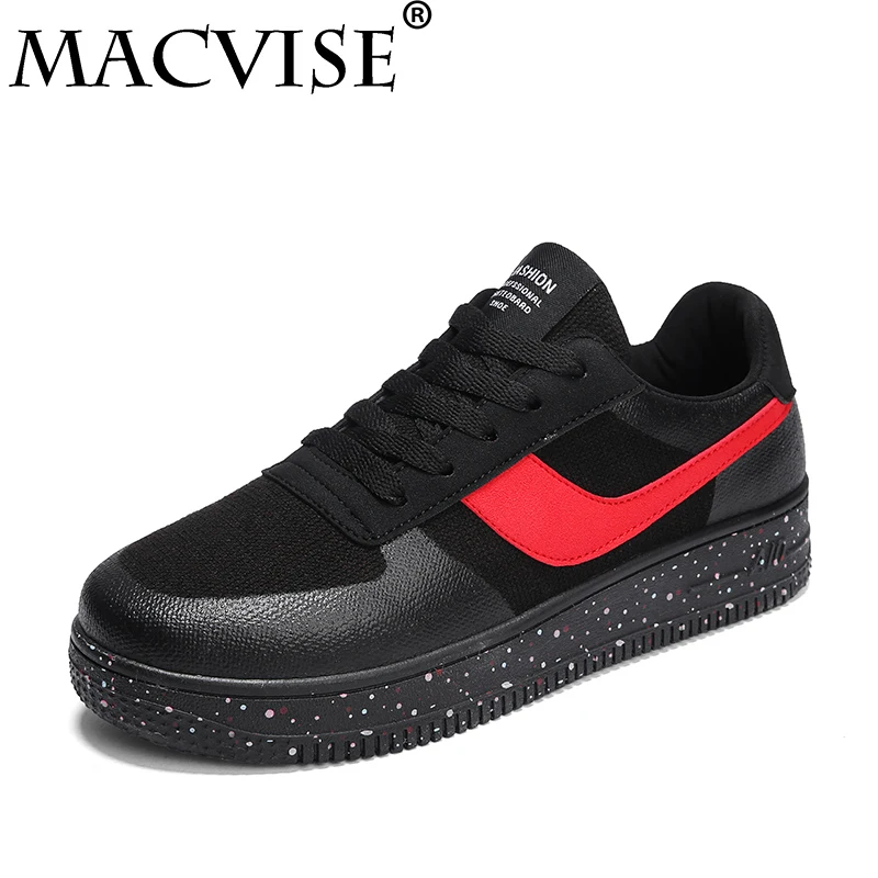 Mens Lace Up Student Soft Shoes Lightweight Outdoor Comfortable Increased Vulcanized Platform Breathable Footwear | Обувь