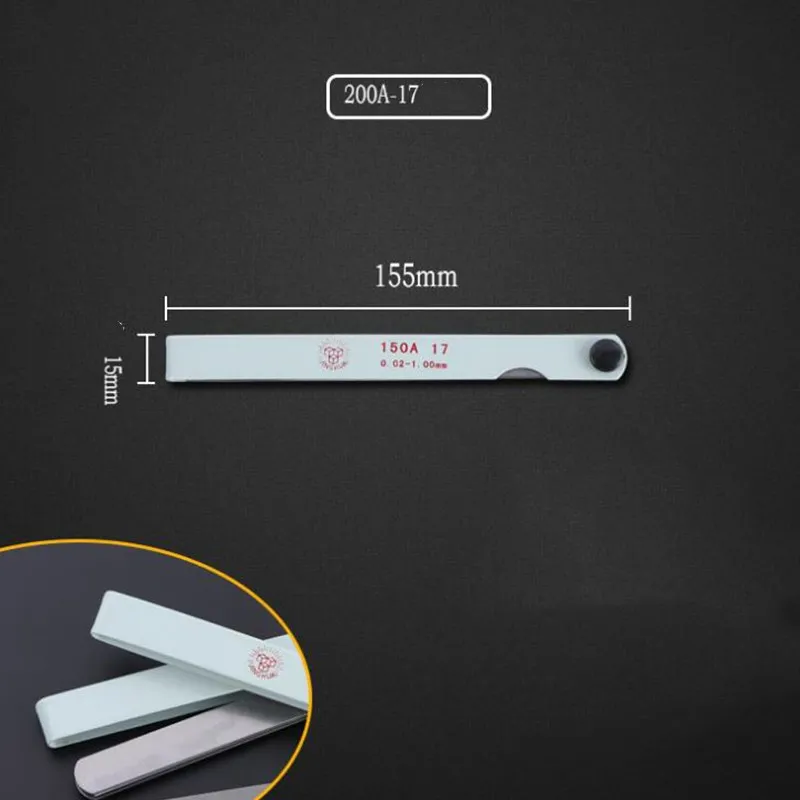 Prostormer 17 лезвия Толщина Gap Метрическая наполнитель 0 02 до 1 мм датчик измерения