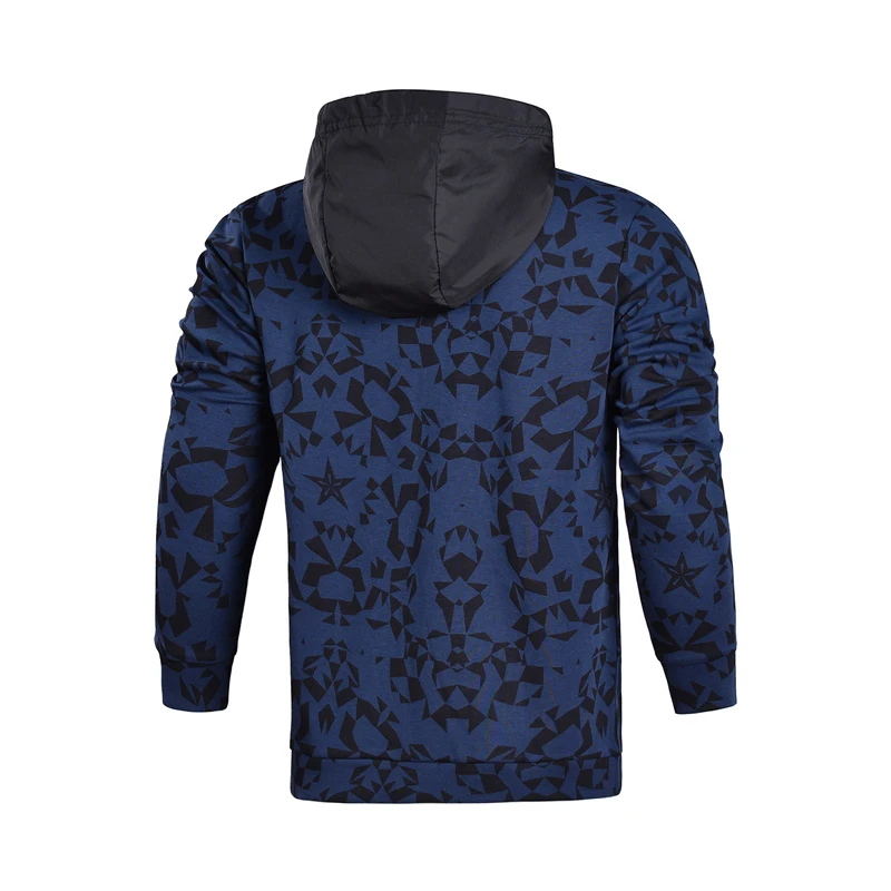 Мужская Спортивная Трикотажная Толстовка с капюшоном Li Ning модная удобная куртка