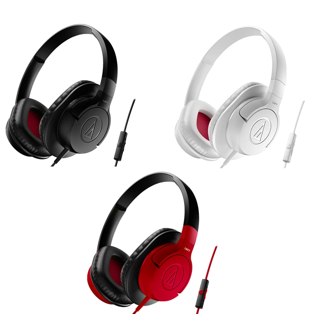 Audio-Technica ATH-AX1iS Накладные наушники портативные гарнитуры 3,5 мм Проводные Игровые наушники с встроенным микрофоном и управлением