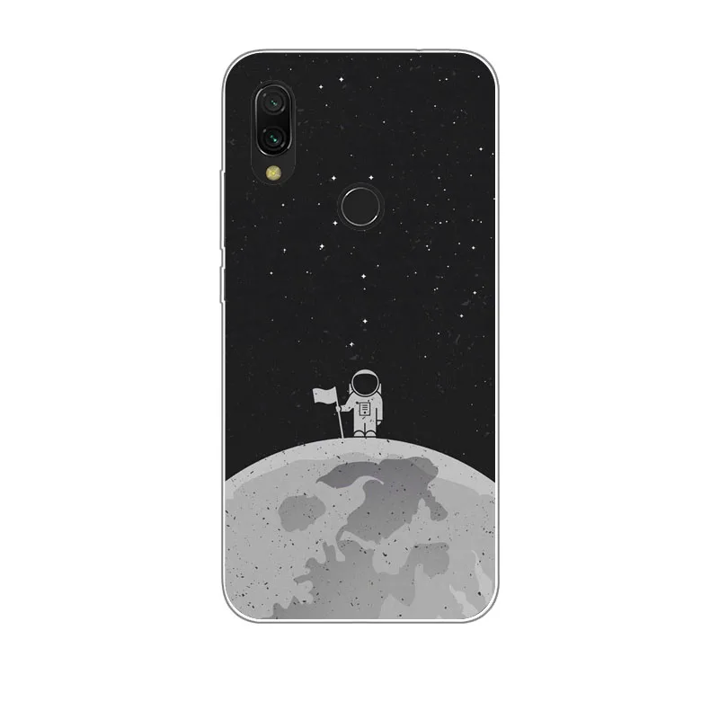 Xiaomi Redmi 7 Case Silicon Space imagine Painting Soft TPU Back Cover for Redmi7 Phone protect Bags shell |