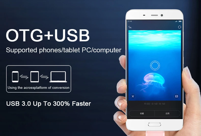 Suntrsi USB флеш-накопитель OTG для телефонов на Android Флешка 64 Гб USB флешка высокоскоростной флеш-накопитель 16 Гб металлический Micro флеш-накопитель USB 3,0