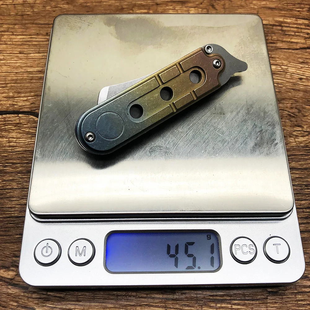 Bean S35VN лезвие титановая ручка складные ножи Мини Мясник выживания SR карманная цепочка для ключей кемпинг охотничий нож ИНСТРУМЕНТЫ EDC