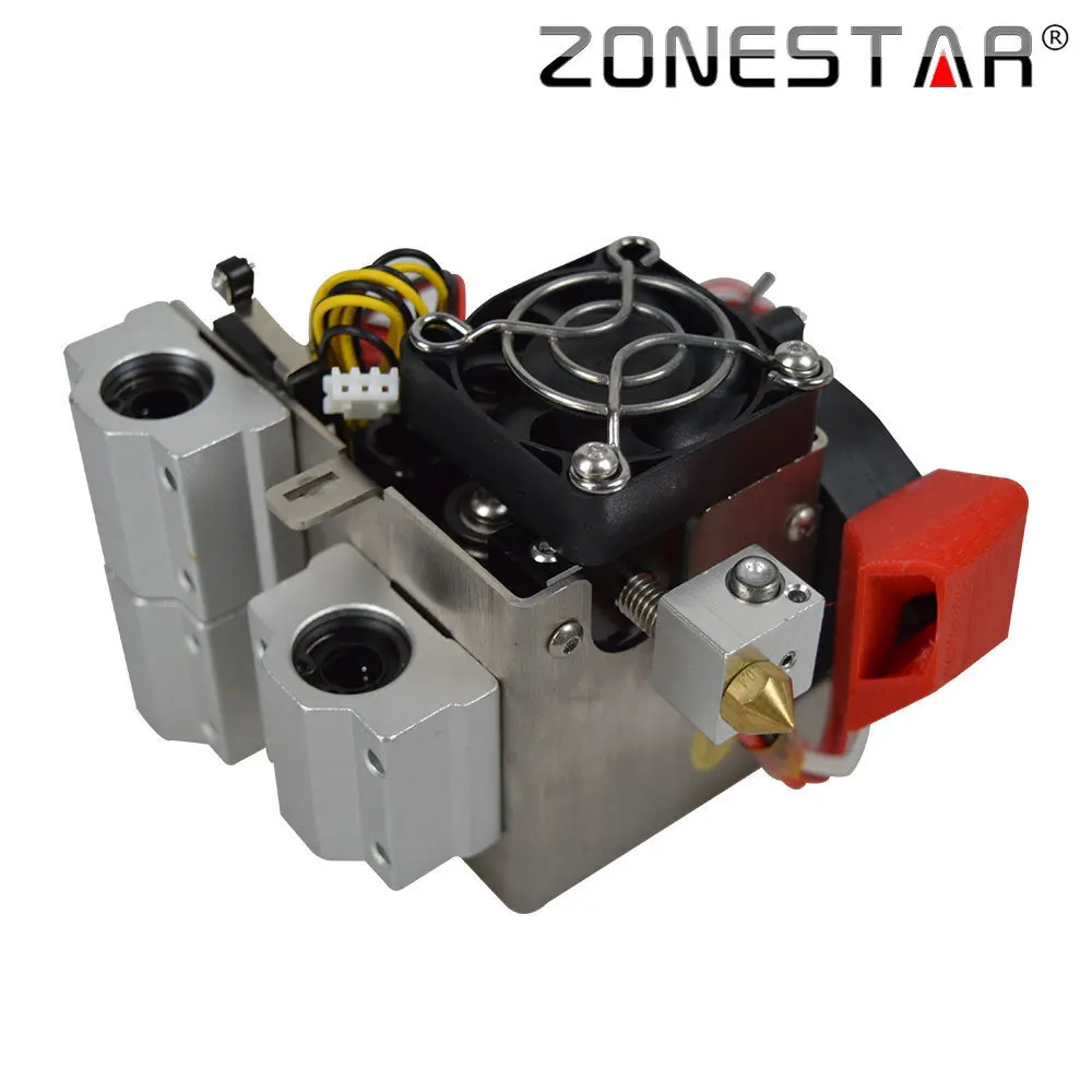 Экструдер ZONESTAR для 3D принтера экструдер MK8 P802 сопло последовательного фидера 0 4