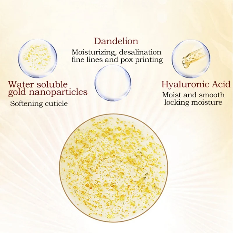 24K Gold Hyaluronic Acid Essence Replenishment Moisturize Shrink Pore Brighten Skin Care Lift Firming Anti-wrinkle | Красота и