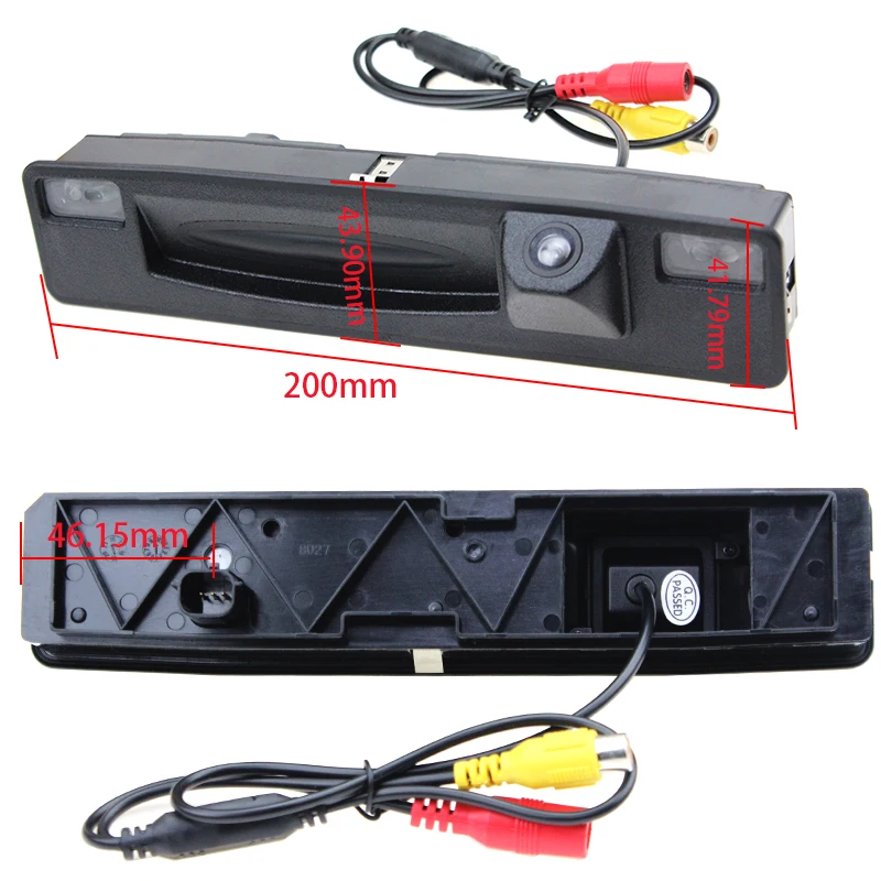 

HaiSunny Trunk Handle Switch Wide view Sony CCD Car Parking Rear View Camera For Ford Focus 2015~2017 Dynamic Trajectory Camera