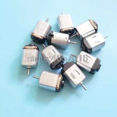 2 шт./лот! Абсолютно 130 микро DC мотор 3,0 V-4,5 V высокоскоростной 24000RPM никелированный корпус двигатель с угольными щетками