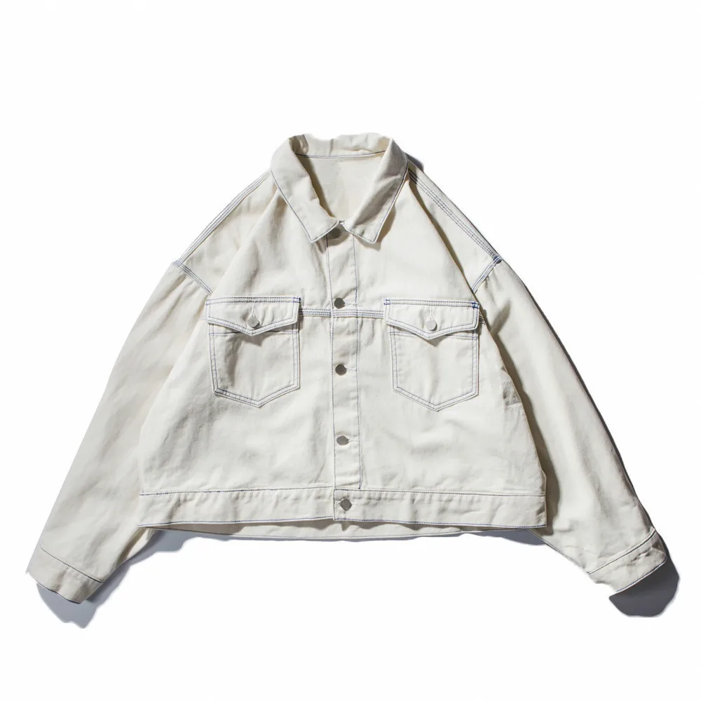 Neverfunction мужские новые модные хлопковые белые короткие джинсовые куртки высокого