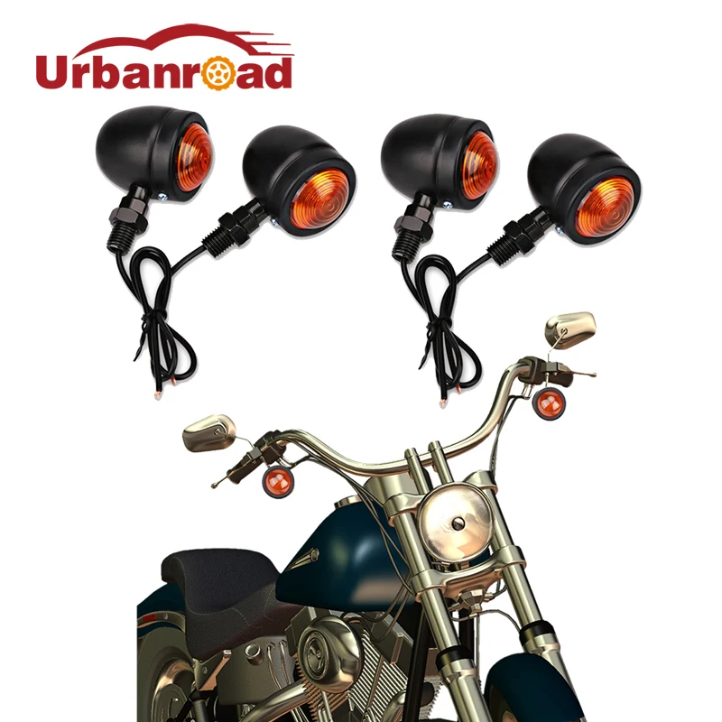 4 шт. светодиодные сигналы поворота для мотоциклов|chrome black|chrome ledchrome turn signals |
