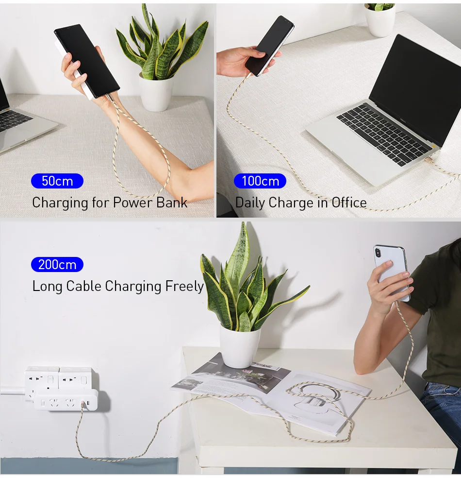 USLION Micro USB кабель для xiaomi xiomi redmi note 5 pro 4x Быстрая зарядка USB кабель для передачи данных для планшета зарядный шнур Microusb зарядное устройство