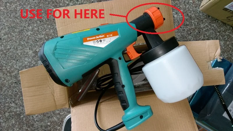 2 шт. сопло для электрического фотораспылителя краски DIY Электрический Spritzpistole 1 0
