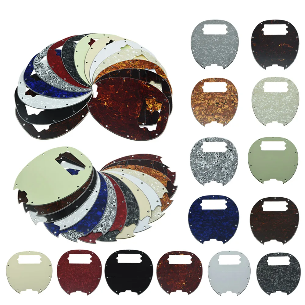 

KAISH Bass Pickguard MusicMan Stingray MM4 Scratch plate with screws for Music Man MM2 4 String Guitar Parts Various Colors