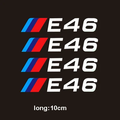 4 шт./лот Новый M power performance E30 E34 E36 E39 E46 E60 E90 логотип наклейка на обод автомобиля для