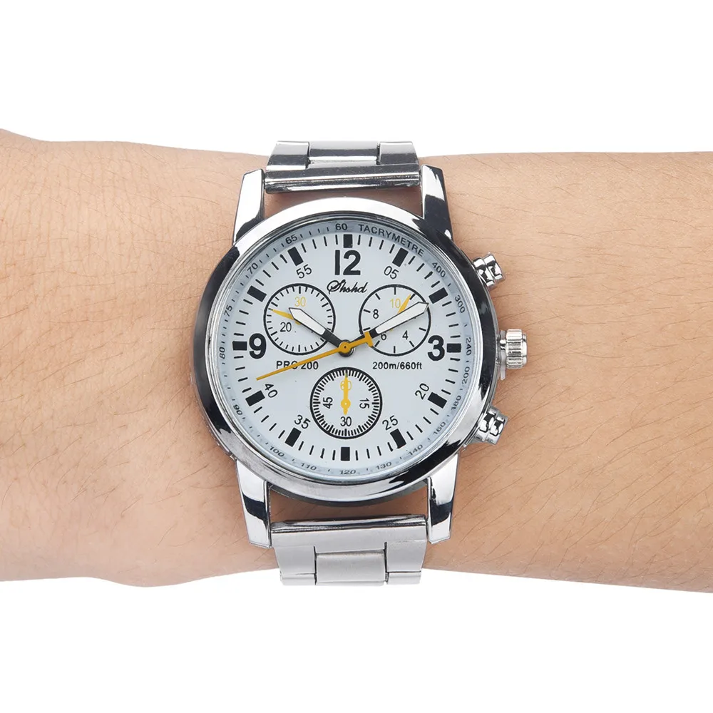 

Men's Watches Fashion Neutral Quartz Analog Wristwatch Steel Band Watch montre homme relojes hombre 2021 cuarzo orologio uomo