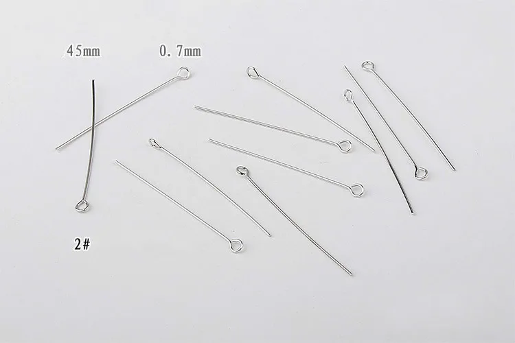DIY серьги ожерелье аксессуары для ручной цепи фурнитура медное покрытие белое