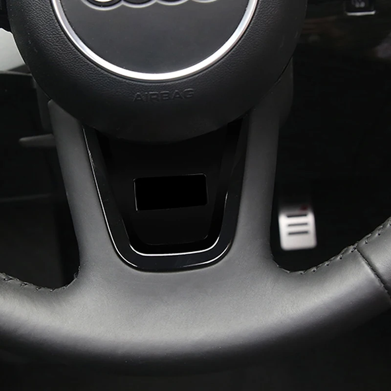 Gelinsi для Audi A4 B9 2017 2018 рулевого колеса автомобиля стикер покрытие рамки