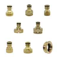 12341 thread brass quick connector agriculture tools garden watering adapter durable joint drip irrigation fittings 1 pcs