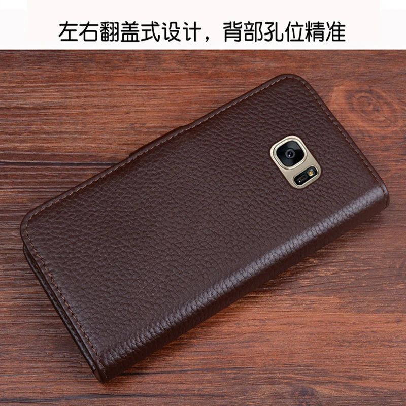 Чехол накладка из натуральной кожи для Samsung Galaxy S7 G9300 G930a S 7G 9300G 930a|Чехлы-книжки| |