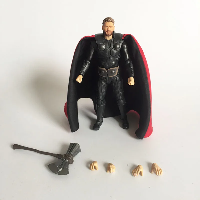 Фильм Мстители 4 эндшпиль Marvel SHF танос Черная Вдова Тор Капитан Марвел Человек-муравей фигурка модель игрушки подарок