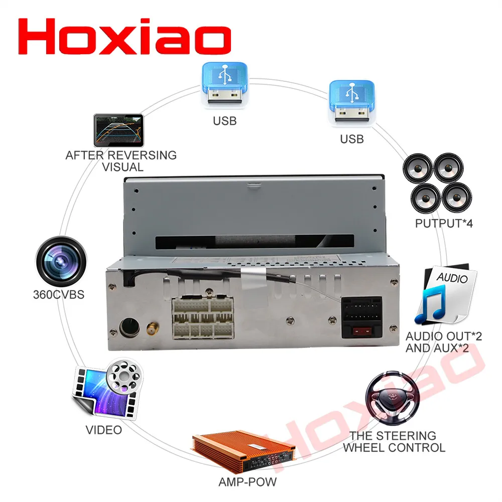 7 ''один din автомобильный мультимедийный плеер Android OS четырехъядерный 1din радио