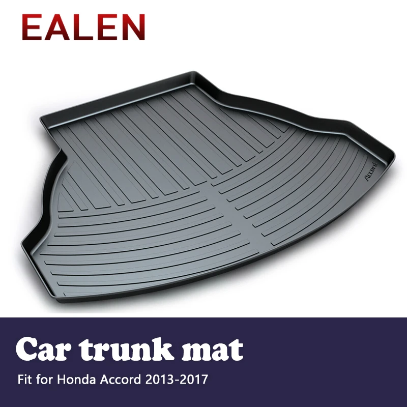 EALEN For Honda Accord 2013 2014 2015 2016 2017 Waterproof Boot Liner Anti-slip mat Accessories 1Set Car Cargo rear trunk mat