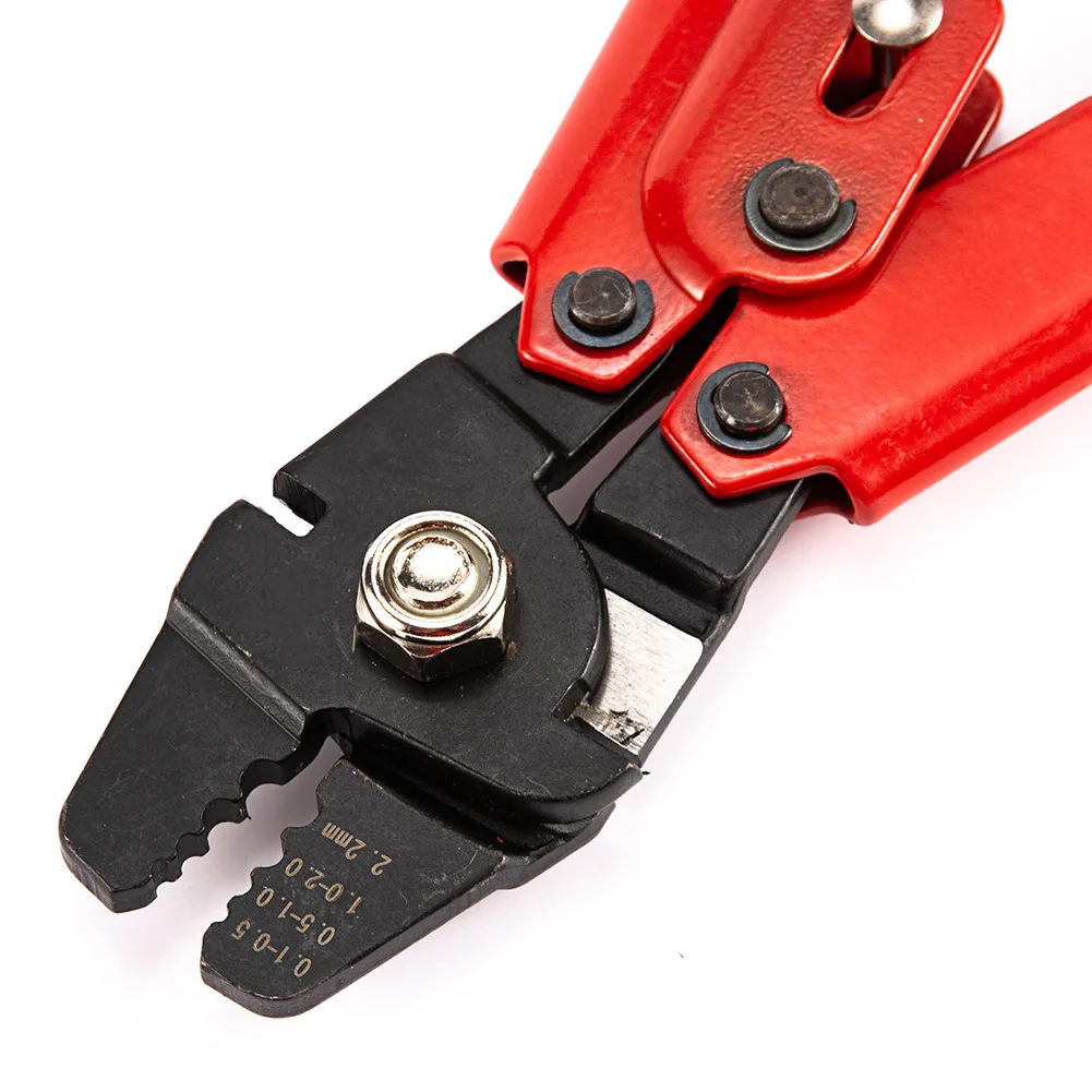 

Hand Crimper Hardened Steel Jaws with 4 Crimping Positions 2 Hardended Steel Side Cutter TB Sale