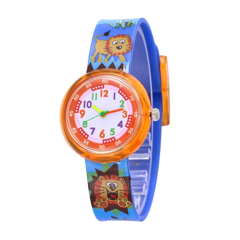 

Brand New Fashion Cute Harajuku The Lion Girl's Boy's Children Watch Cartoon SportS Jelly Watch Women HOT Gift Wrist Watch reloj