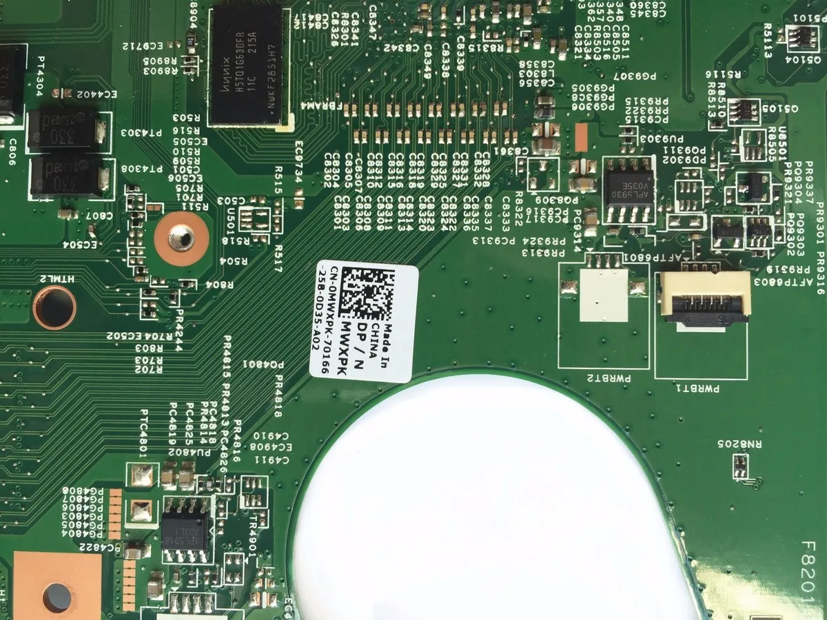 Высокое Качество MB 0 mwxpk CN 0MWXPK для Dell Inspiron 15R N5110 Материнская плата ноутбука N12P G1 A2