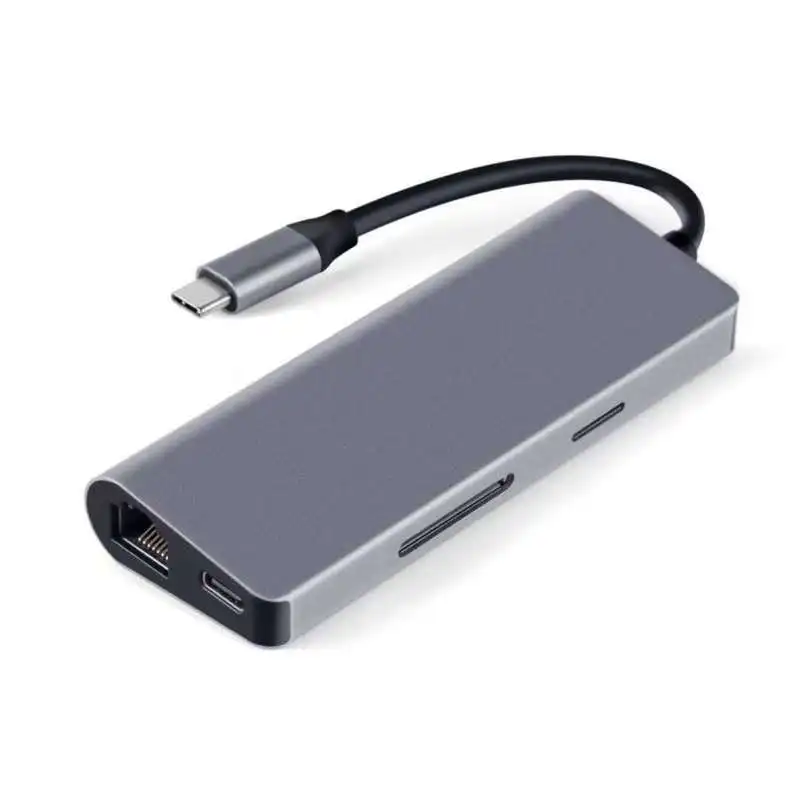Док станция USB C для ноутбука 3 0 HDMI RJ45 Gigabit PD Fealushon док MacBook Samsung Galaxy S9 /S8 / S8 + Type