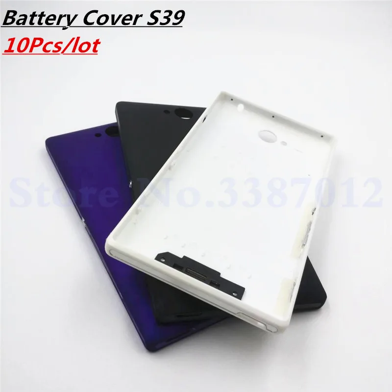 10 шт./лот Новинка для Sony Xperia C C2304 C2305 S39 S39h S39c Корпус Крышка батарейного
