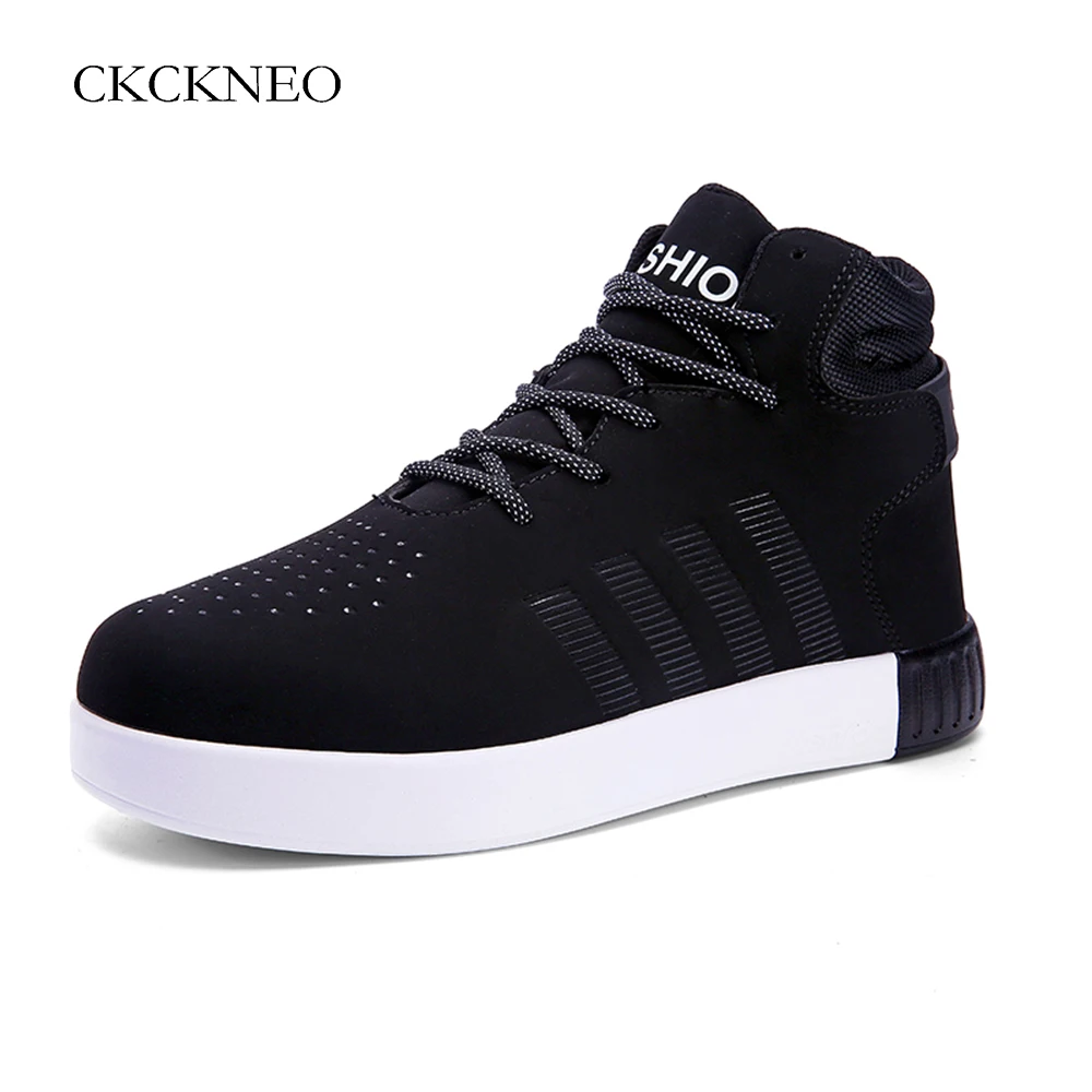 2017 New Men Skateboarding Shoes High Top Mens Sport shoes Autumn Footwear Outdoor Sneakers Bounce Breathable Athletic | Спорт и