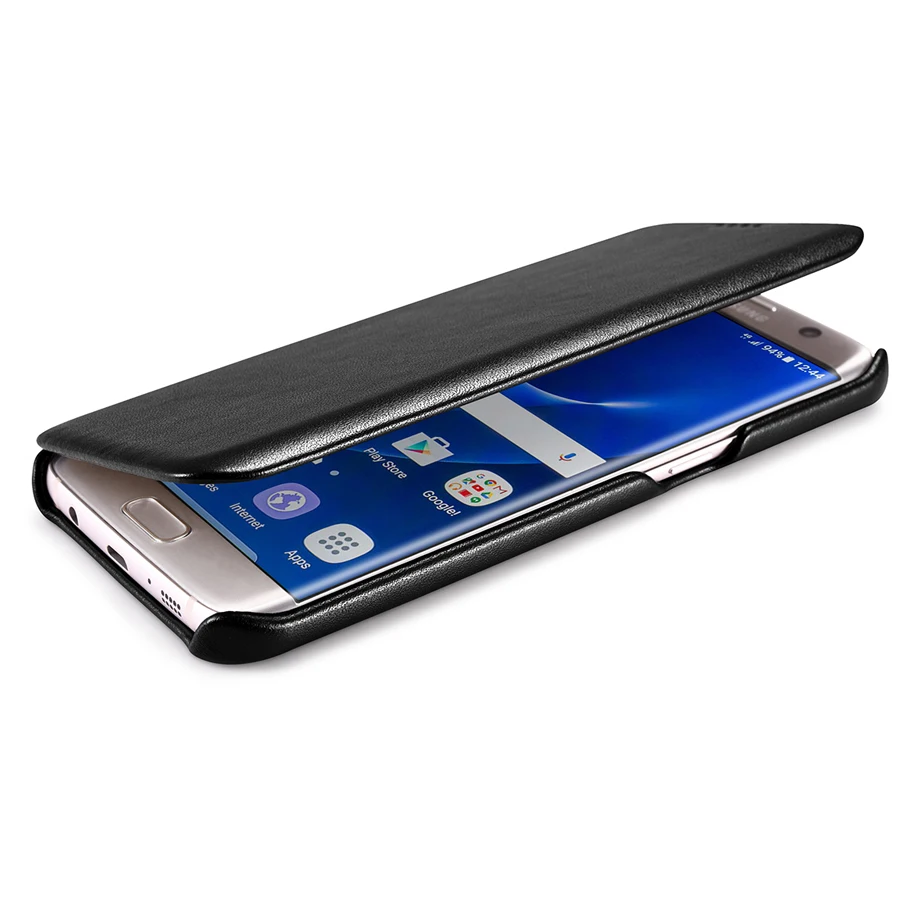 Оригинальный ICARER роскошный стильный чехол из натуральной кожи для samsung Galaxy S7/S7 Edge