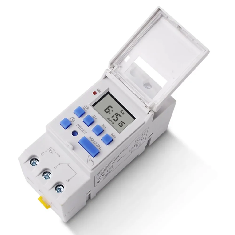 SINOTIMER AC 12 ~ 220 В еженедельно 7 дней программируемый цифровой реле времени таймер
