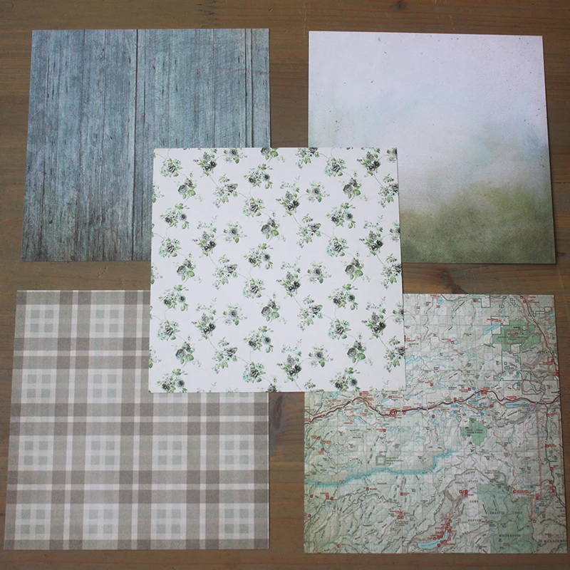 DIY озеро Скрапбукинг бумажный пакет 28 листов Бумага для рукоделия craft фон pad