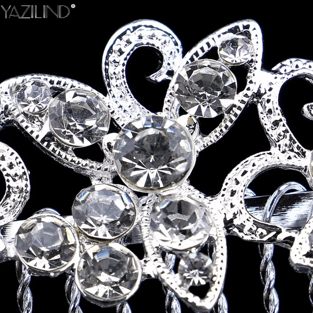 Красивая Женская расческа для волос свадебные украшения Brautschmuck невесты ручная