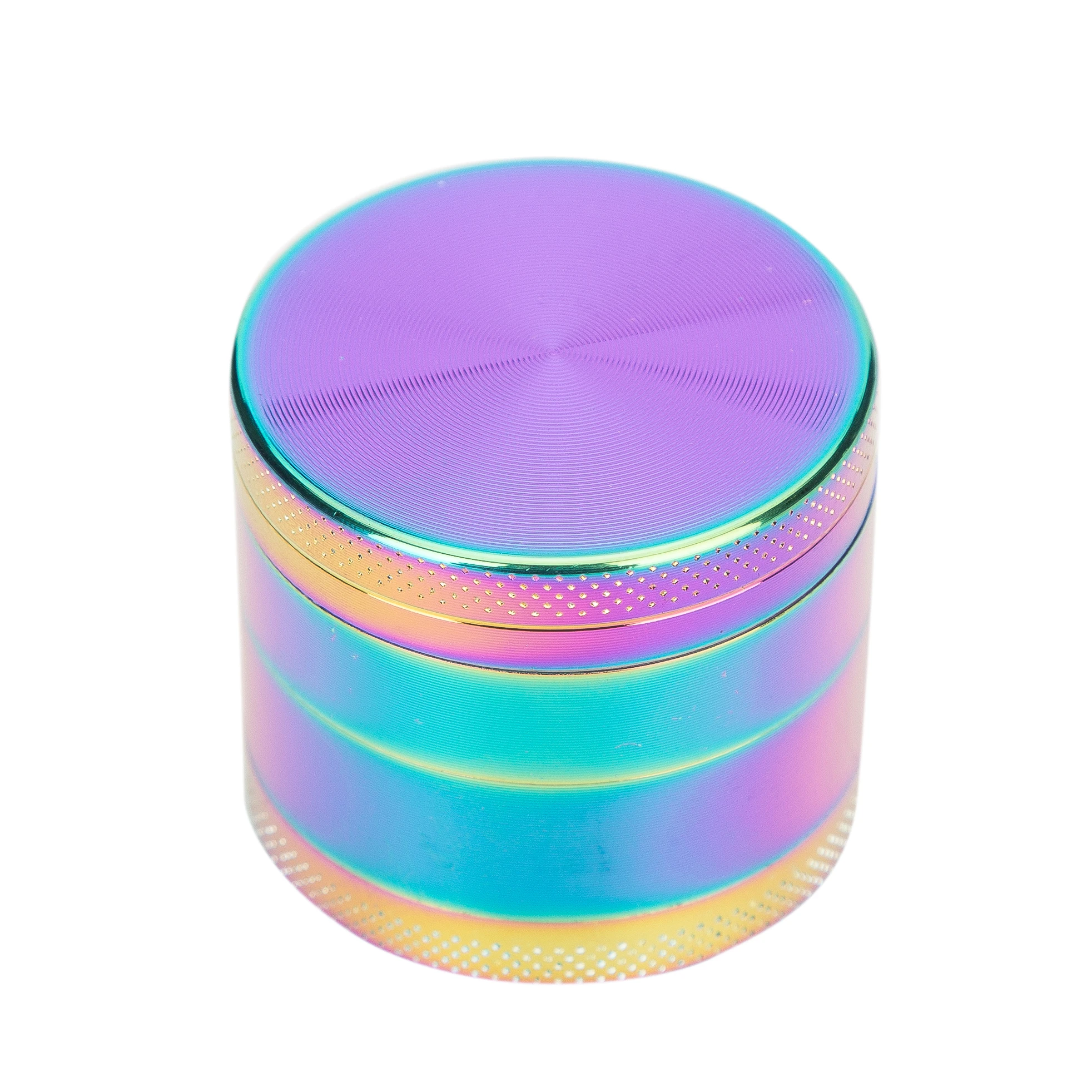 Rainbow color 40mm Диаметр 63 мм 4 слоя мельница дым специй дробилка Muller Зажигалка курительная трубка травы измельчители табака аксессуары для сигарет - Цвет: Rainbow color 40mm